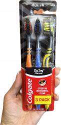 Colgate Fogkefék Zigzag Charcoal Medium közepes 3db (8718951305212)