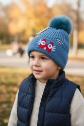 Sunshine fashion Kisfiú sapka, mintás, thermo