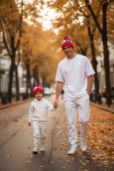 Accessories Seven Kisfiú kötött sapka, 1-3 hónap