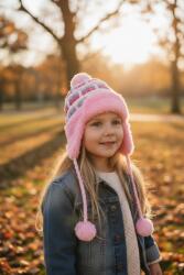 Accessories Seven Kislány sapka, thermo sapka, 1-2-év, füles