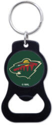 WinCraft Minnesota Wild kulcstartó üveg nyitóval Black Ring (120803)