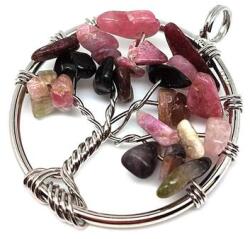 R. M. ékszer Életfa medál drótos Turmalin 3cm (020641)