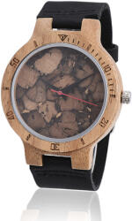  Fa Karóra Parafa Hátlappal (1) Fekete Műbőr Szíjas