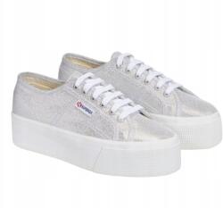 Superga Ezüst Női Tornacipő Fűzött, Size 39 1/3 (3515665721)