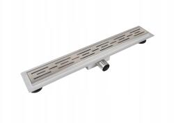 BALNEO Decor Next Stripes Lineáris lefolyó 70 cm dekoratív króm Stripes70N (STRIPES70N)