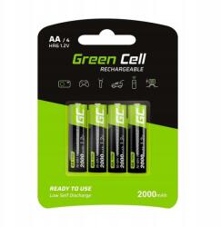 Green Cell Akkumulátoros Zseblámpa Aa HR6 2000mAh Ni-mh 4 Db Egér Távirányítóhoz Zseblámpa (5903317225829)