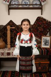 Ie traditionala Fote fetite cu broderie Suzana