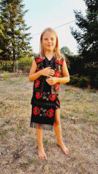 Ie traditionala Fote fetite cu broderie Mira 4
