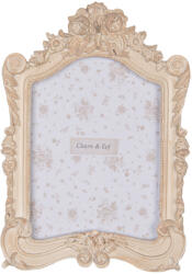 Clayre & Eef Rama foto masa, perete polirasina bej 18x2x25 cm, 13x18 cm (2F1213deco)