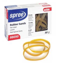 Spree Elastice din cauciuc natural latime 6mm, 50g, 70mm, Spree (SP88050)