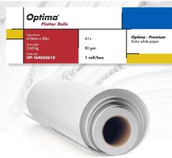 Optima Rola hartie plotter premium A1+ 610mm x 50m, 80g/mp, Optima (OP-164050610)