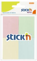 Hopax Notes adeziv 38x51 mm, 4x50 file/set, Stick'n - 4 culori pastel (HO-21090)