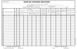  Nota de intrare-receptie cu T. V. A (TIP125)