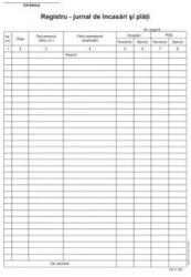  Registru jurnal de incasari si plati snuruit (TIP133)