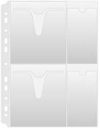 DONAU File plastic A4 pentru 4 CD/DVD, 25 buc. /set, 160 microni, Donau (DN-1715001PL-00)