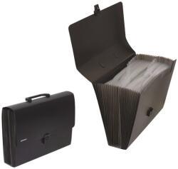 DONAU Servieta A4 din plastic cu 24 compartimente, Donau (DN-8558001PL-01)