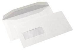 Optima Plic DL alb siliconic cu fereastra, 50 buc. /set, Optima (OP-5900WDL-50LW)