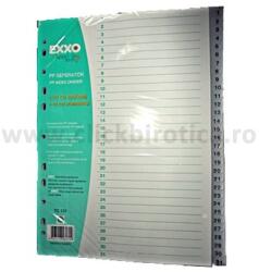 Exxo Separator index plastic gri numeric 1-31, Exxo (EXXO-SP 1-31)