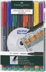 Faber-Castell Set 8 marker permanent Faber-Castell Multimark, varf M (1mm) (FC152509)