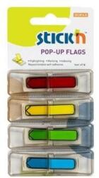 Hopax Film index autoadeziv 45 x 12 mm, 4 x 30 buc/set Pop-up (cu dispenser) (HO-26018)