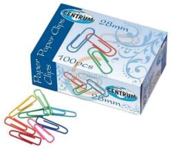 Centrum Agrafe 28 mm colorate, 100 buc. /cutie, Centrum (80133) Agrafa