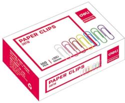 Deli Agrafe 33 mm colorate, 100 buc. /cutie, Deli (DLE39716) Agrafa