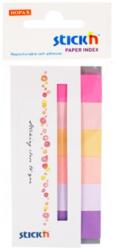 Hopax Stick index hartie color 45 x 15 mm, 6 x 30 buc/set, - 6 culori (HO-21595)