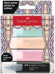 Faber-Castell Textmarker Faber-Castell Pastel Glassy set 4, editie speciala, cutie carton (FC254694)