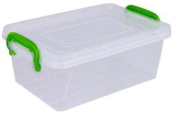  Cutie depozitare plastic, cu capac si manere, 2, 5 L (CD002500)