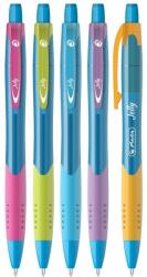 Herlitz Set 24 pixuri cu grip Herlitz Jelly, culori asortate, 0, 7 mm (9480590)