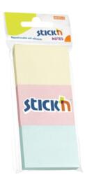 Hopax Notes adeziv 38x51 mm, 3x100 file/set, Stick'n - 3 culori pastel (HO-21126)
