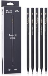 Deli Creion HB lemn negru Deli Nusign (DLNS722-HB)