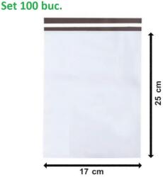  Plicuri plastic curierat 17x25+5 cm, 100 buc. /set (PLC1725)