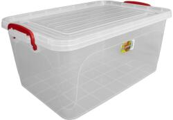  Cutie depozitare plastic, cu capac si manere, 16 L (CD016000)