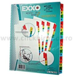 Exxo Separator index carton alb numeric 1-20, Exxo (TM120)