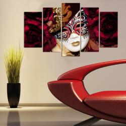 Charm Tablou MDF ( 5 buc ) Geisa, Multicolor, 60x110 cm (223CHR1958)