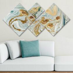 Adana Tablou MDF Iluzion, 4 bucati, Multicolor, 115x60 cm (989EVS1628)