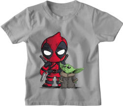  Deadpool és Baby Yoda - Gyerek Póló (gyepolo538)