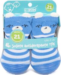 U-GROW Sosete antider, blue, size 21, U-Grow (NOD-USK-2-21)
