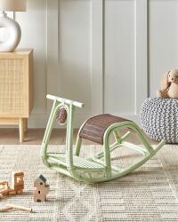 MAXISHOP Italia Collection Balansoar pentru copii ASPRIA Ratan Verde deschis (522547)