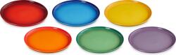 Le Creuset Farfurii pentru mic dejun Le Creuset Rainbow Coupe, 22 cm, colorate, 6 buc (79358005218000)