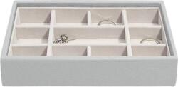 Stackers Casetă pentru bijuterii Stackers cu 11 compartimente mini gri pietros (74502)