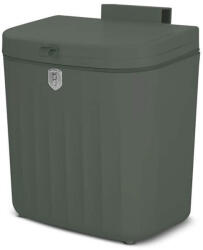 Berlinger Haus Coș de gunoi suspendat 7 l Matte Green Collection BH-8889 Cos de gunoi