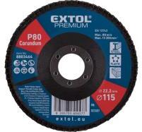 Extol Premium lamellás csiszoló P80, 115x22mm (8803464) (8803464)