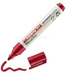 edding Alkoholos marker 1, 5-3mm, Edding 21 EcoLine piros (EDDING_35342) (EDDING_35342)