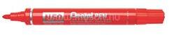 Pentel Alkoholos marker fém testű 4, 3mm kerek hegyű N50-BE Extreme piros (PENTEL_33852) (PENTEL_33852)