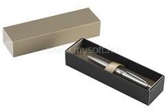 BLUERING Golyóstoll 0, 8mm, fém, rozsdamentes acél test, díszdobozban BlueringR Metal, írásszín kék (BLUERING_BR898012) (BLUERING_BR898012)