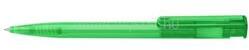 ICO Golyóstoll nyomógombos 0, 8mm, műanyag transparens zöld test, Ico Star, írásszín zöld (ICO_9010084028) (ICO_9010084028)