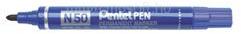 Pentel Alkoholos marker fém testű 4, 3mm kerek hegyű N50-CE Extreme kék (PENTEL_N50CE) (PENTEL_N50CE)