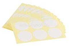 BLUERING Etikett címke, 30mm, körcímke 60 db/csomag BlueringR fehér (BLUERING_KORCIM30MM) (BLUERING_KORCIM30MM)